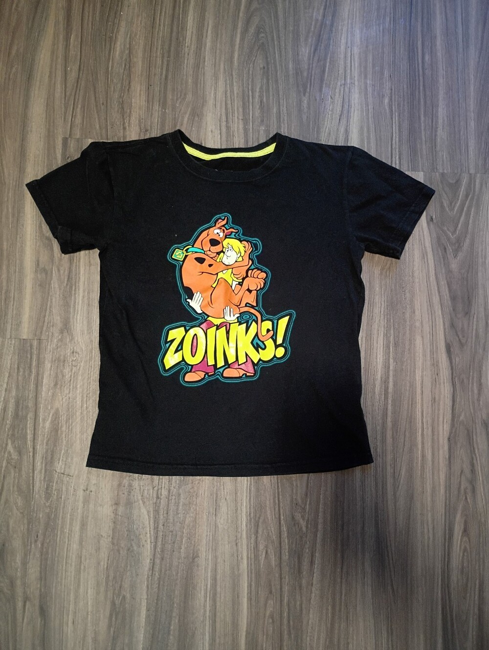 Scooby-Doo Zoinks! Shaggy And Scooby T Shirt Size 10/12 L Gift For Friends, Kids